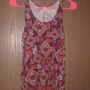 Patterned tank top